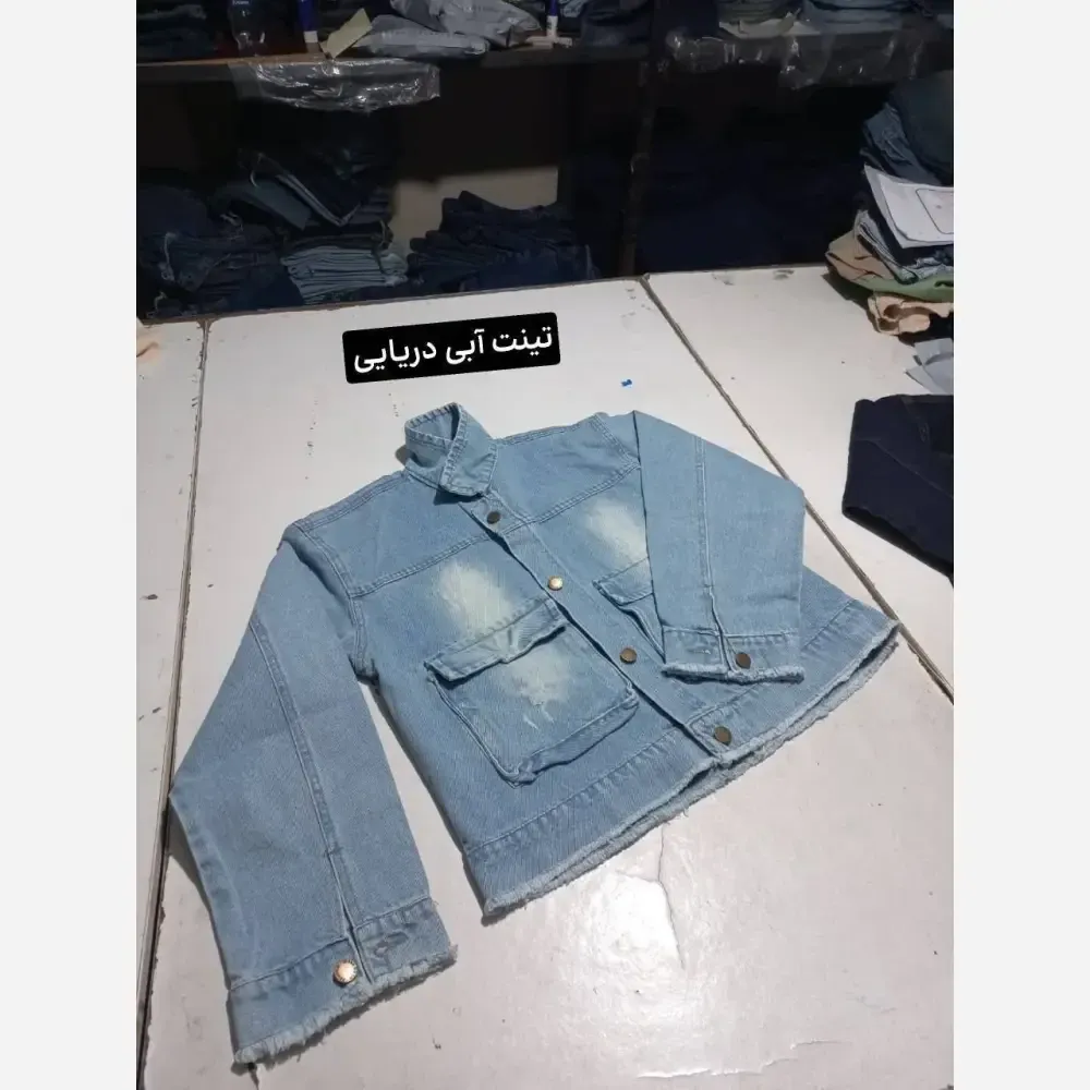 کت کوتاه جین زنانه تینت دار