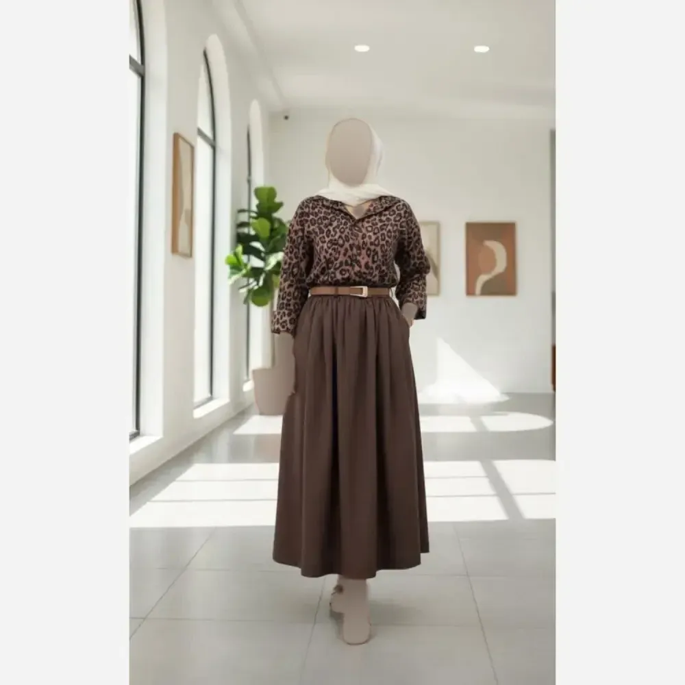 شلوار زنانه کراش طرح گل درشت خنک و سبک فری سایز