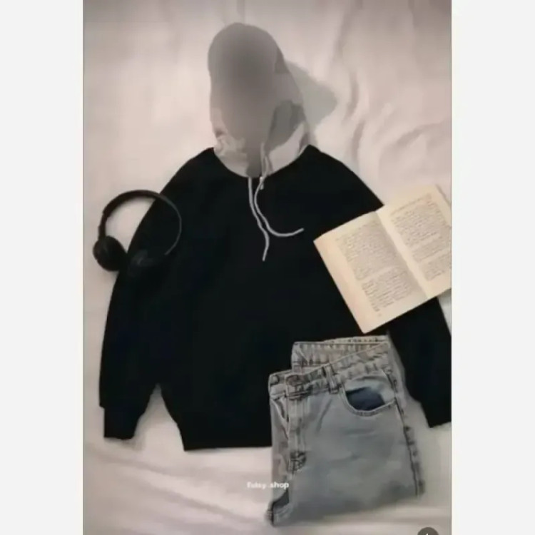 هودی کلاه دار زنانه طوسی دورس اسپان داخل کرکی فری سایز
