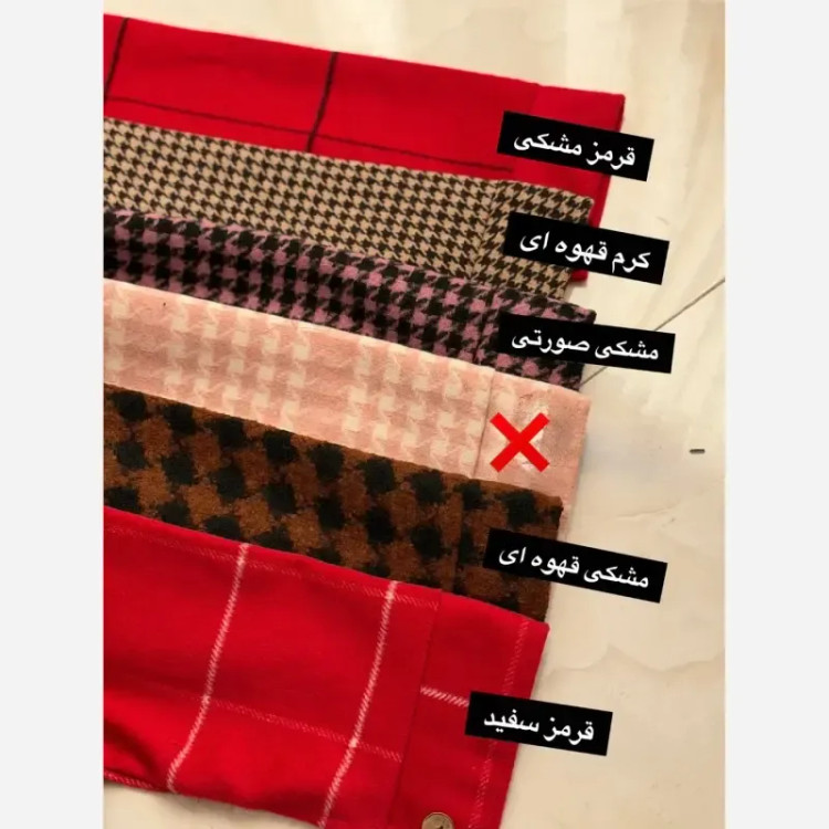 پالتو پشمی موهر دار لیوزا سایز 36 تا 46