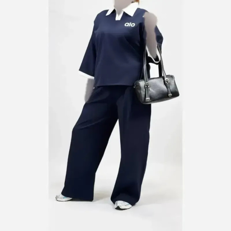 ست تیشرت شلوار زنانه جنس دبل مازراتی 400 گرمی فری سایز